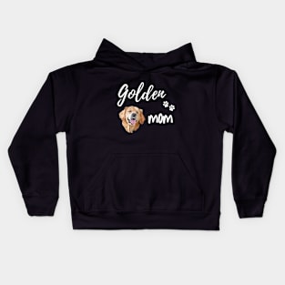 Golden Retriever Mom Kids Hoodie